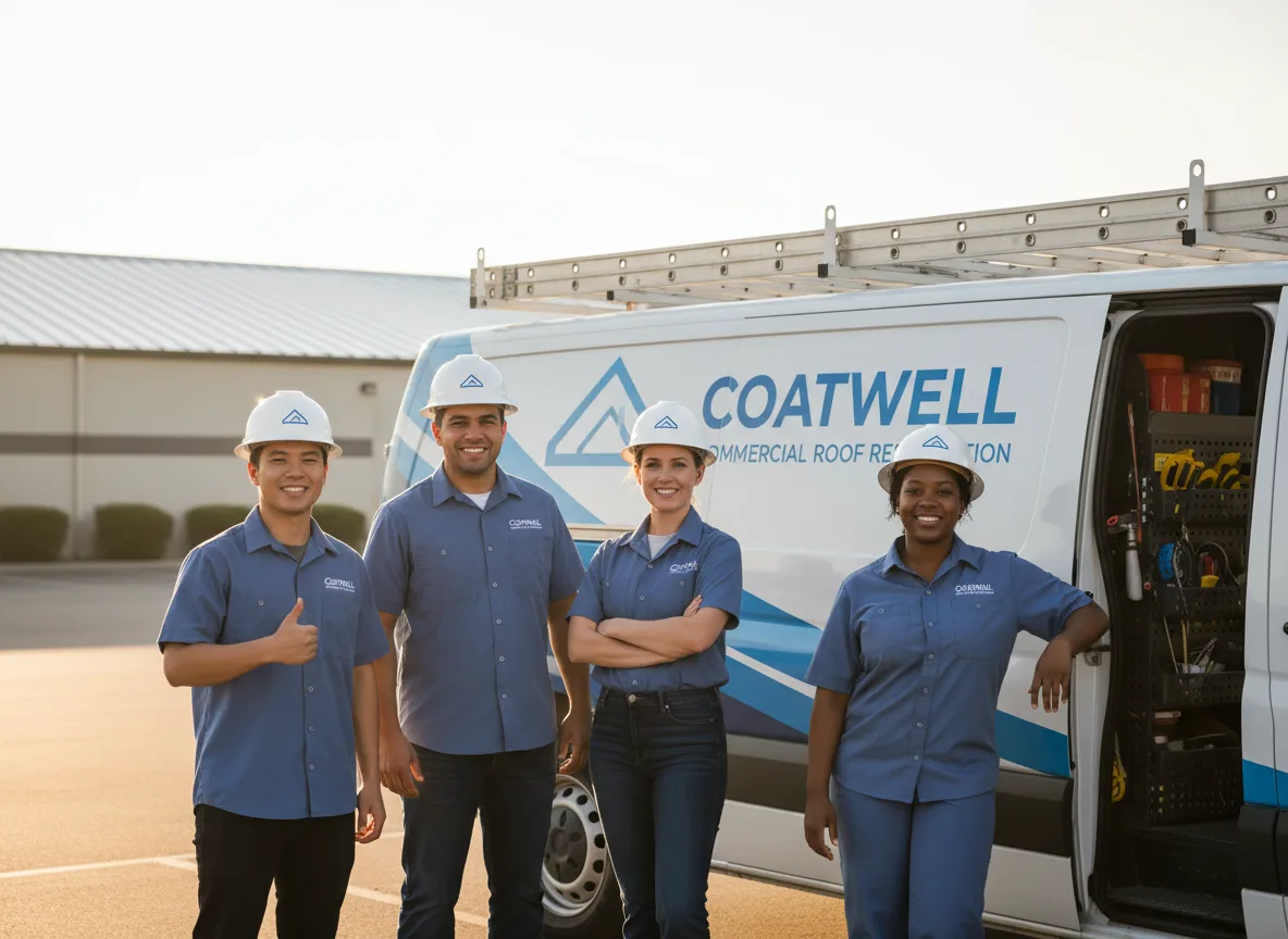 Commercial roof coating company in Dix, IL